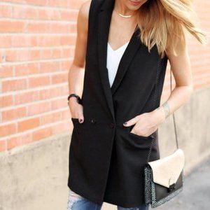 Banana Republic sleeveless blazer